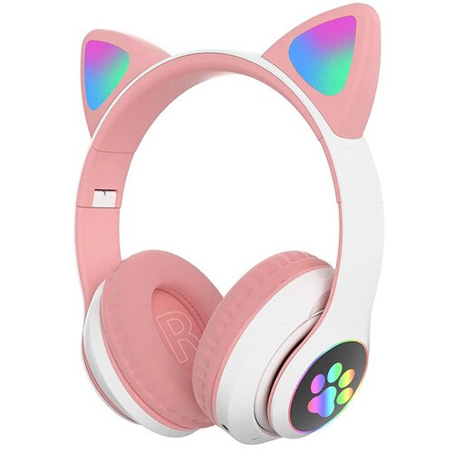 Auriculares inalámbricos para niños, conexión Bluetooth, plegables