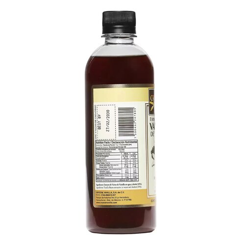 Extracto De Vainilla Puro Natural De Papantla 500ml Crystal