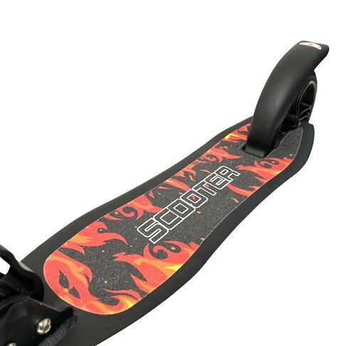 Scooter profesional de aluminio para niños y adultos, color negro, modelo 9407