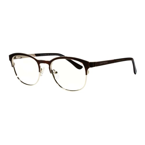 Armazón oftálmico Lente Graduable Redondo Acero Olive People Modelo 7501 Unisex