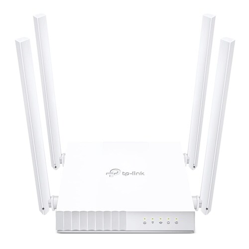 Router Wi-Fi TP-Link Archer C24, AC750, de doble banda, Multimodo, Blanco.