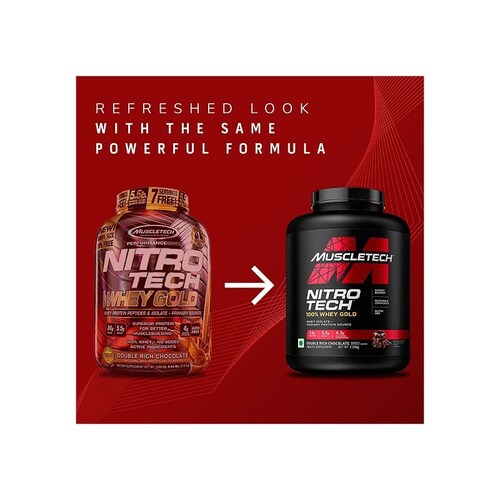 PROTEINA MUSCLETECH NITRO-TECH WHEY  SABOR SHORTCAKE FRESA  69 SERV