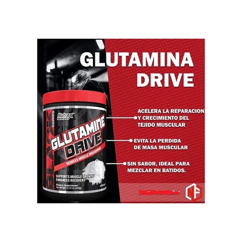 NUTREX GLUTAMINE DRIVE GLUTAMINA 300 GR