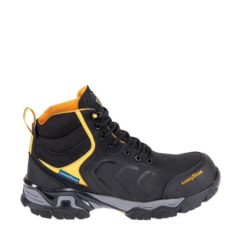 Botas de trabajo industrial color negro marca Goodyear, para hombre, mod. 826476