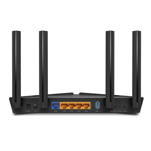 Router Inalámbrico Doble Banda, WiFi 6 AX3000, TP-Link Archer AX50, Access Point, Negro
