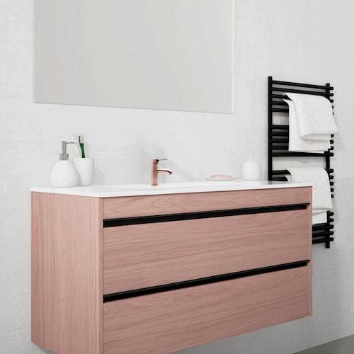 Meer Mezcladora Monomando Para Lavabo Cobre