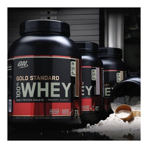 Proteina ON Optimum Nutrition Gold Standard 100% Whey 5 Lbs. - Vainilla