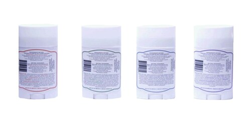 Desodorante natural Turati variedad de aromas 4 piezas