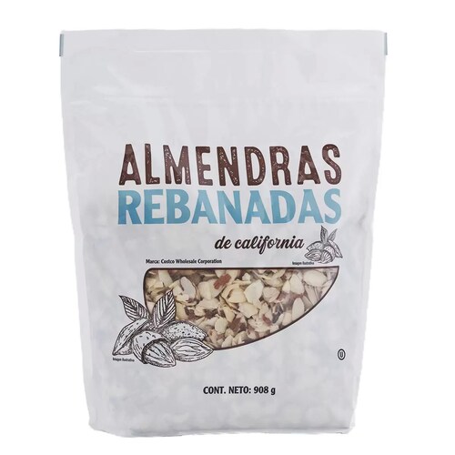 Almendras Rebanadas De California 908g Kirkland 
