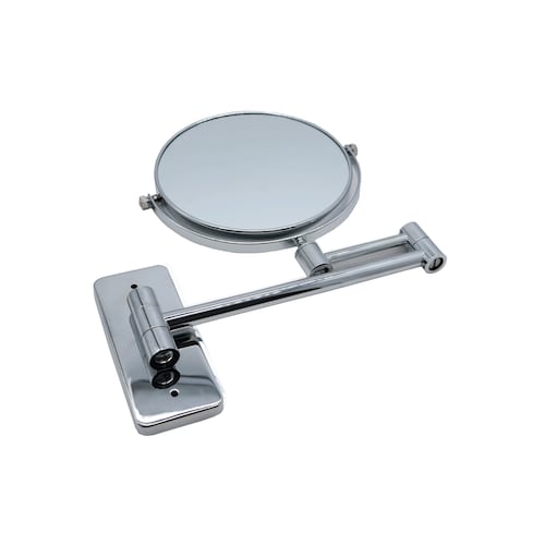 CNX Espejo de Acero Inoxidable 8 Pulgadas con Brazo Movible (Ideal para maquillaje y aseo facial)