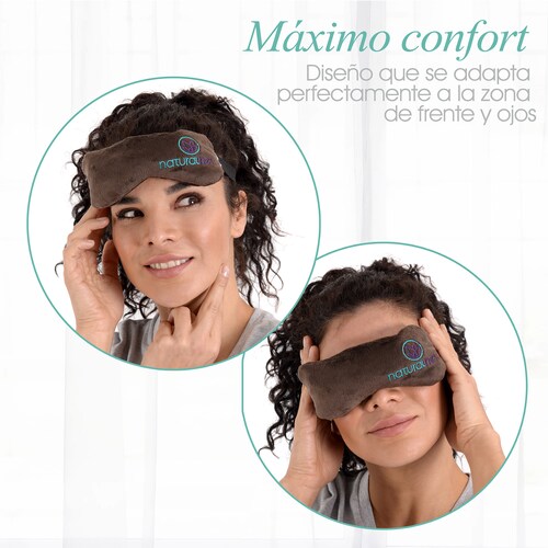 Naturalness - Compresa fría para mitigar las molestias del dolor de cabeza y barra de gel (Antifaz). Línea Relajante