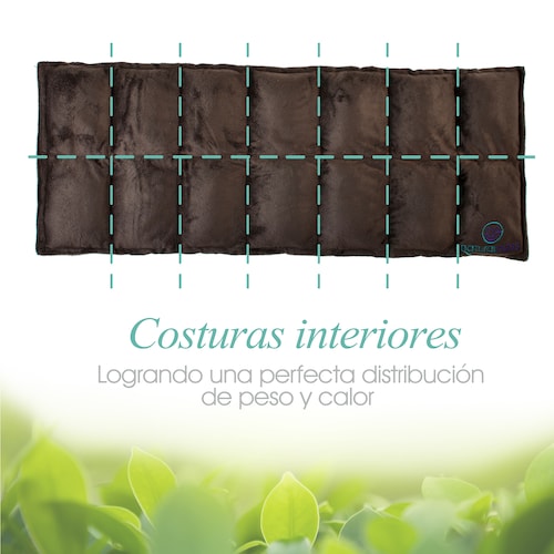 Naturalness Compresa  de semillas para molestias lumbares, columna vertebral Elaborada con Semillas y Plantas Medicinales  (Compresa Paquete 30 ml)