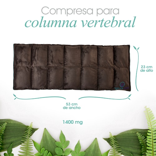 Naturalness Compresa  de semillas para molestias lumbares, columna vertebral Elaborada con Semillas y Plantas Medicinales  (Compresa Paquete 30 ml)