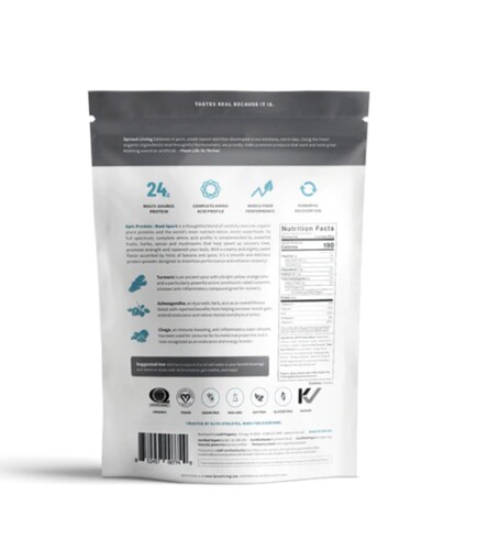 Proteína en polvo Orgánica Epic Protein sabor Real Sport