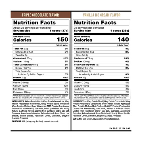 Proteina Mutant Whey 2 Sabores 4lbs Chocolate y Vainilla