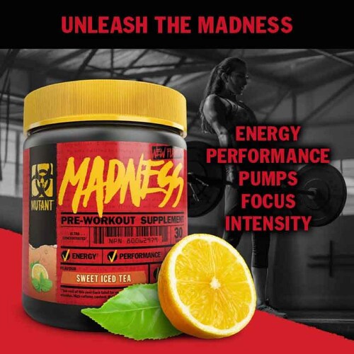 Pre-Entreno Mutant Madness Ultra-Concentrated 30 Serv. - Durazno Mango