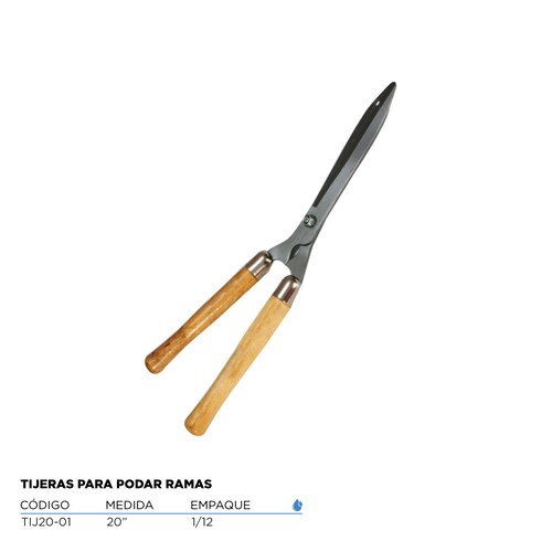 Tijeras para podar de 20" ideal para jardines 