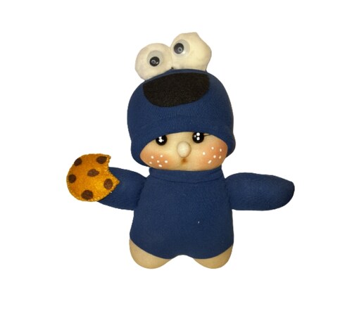 Muñeco de tela diseñado especialmente para los pequeños de la casa y se llama Bodoquito Come galletas