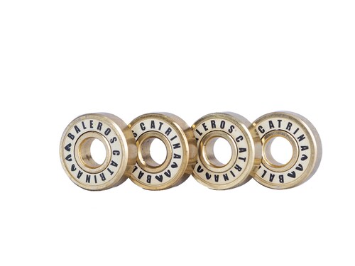 Set de 8 baleros de teflón tipo Gold, abec 9 para patines y patineta
