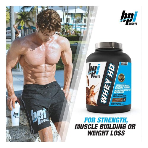 Proteina BPI Sports Whey HD 4.2lbs Galleta de Chocolate