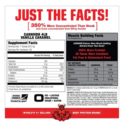 Proteina MuscleMeds Carnivor Isolate 4.4 Lbs Chocolate