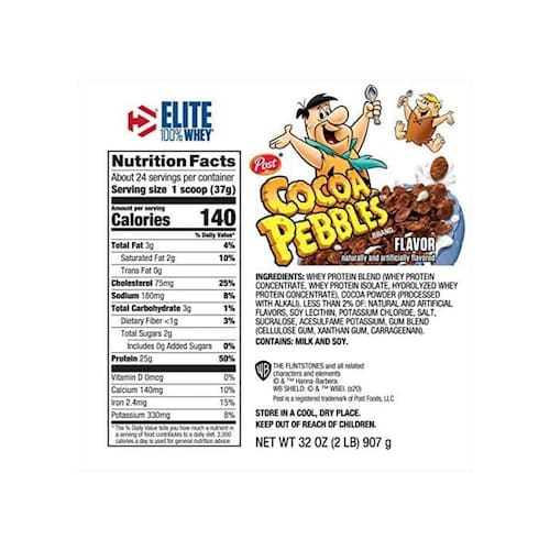 Proteina Dymatize Elite Whey Protein Sabor  Cocoa