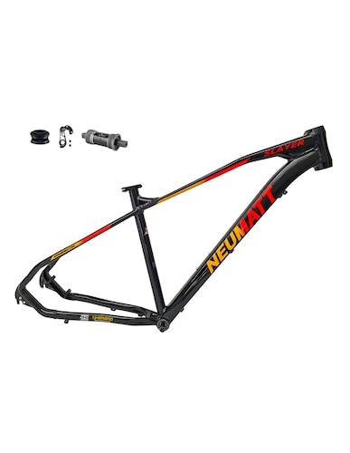 Cuadro Neumatt MTB R29 de Aluminio, Modelo Slayer, Con Tazas