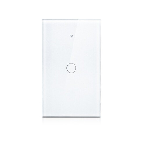 Interruptor pared inalámbrico Control por voz apagador luz LED táctil WiFi Alexa Google Home blanco
