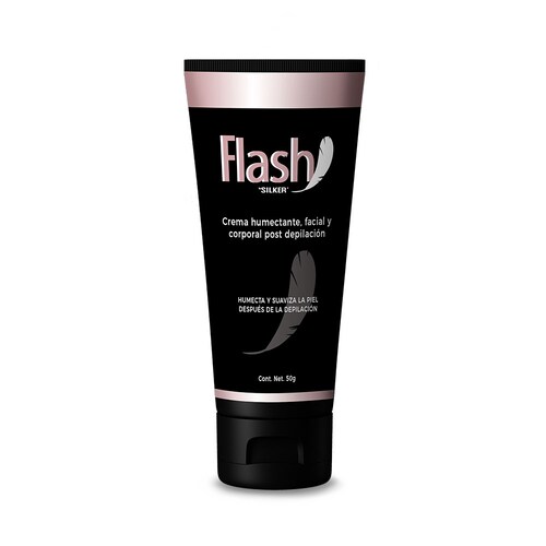 Depiladora Eléctrica Piernas Flash + Crema Humectante .