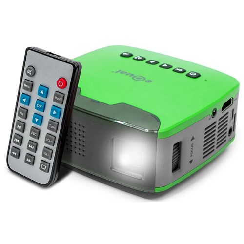 Mini Proyector Equal Portatil 16:9 Hdmi Usb Micro Sd
