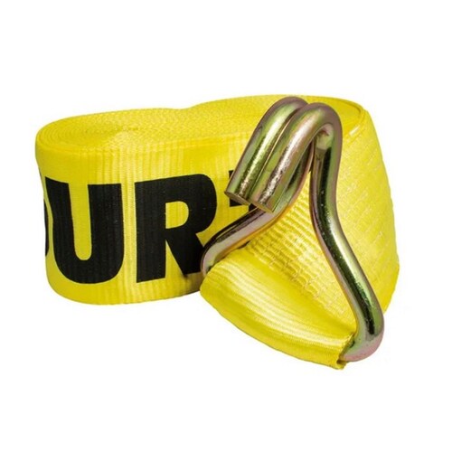 Banda 9m 4puLG P/ Malacate Gancho Alambre Poliéster Surtek