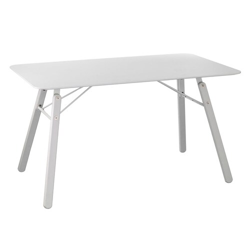 Mesa de comedor moderna Dinniman color blanco - SEI DN0682
