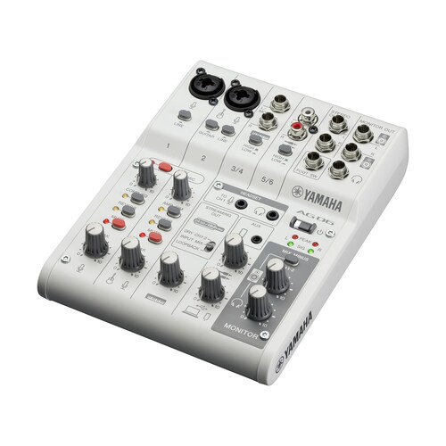 Mezcladora Análoga 6 Canales p/Live Stream Yamaha AG06 MK2 