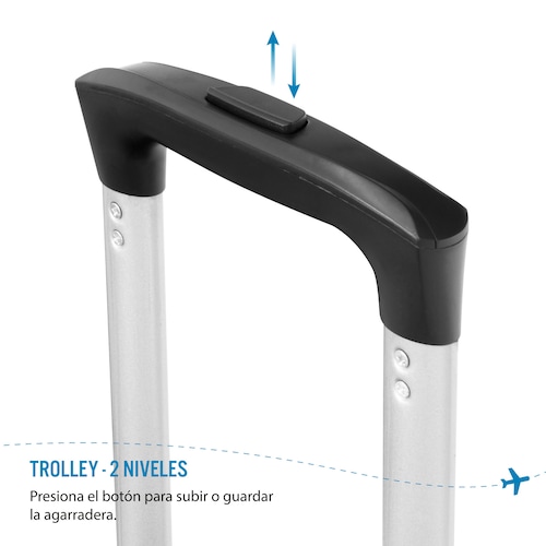Maleta De Viaje Equipaje Resistente Con Ruedas 24 Pulgadas