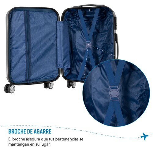 Maleta De Viaje Equipaje Resistente Con Ruedas 24 Pulgadas