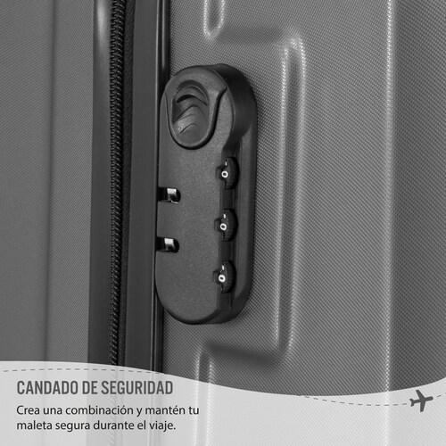 Maleta De Viaje Equipaje Resistente Con Ruedas 24 Pulgadas