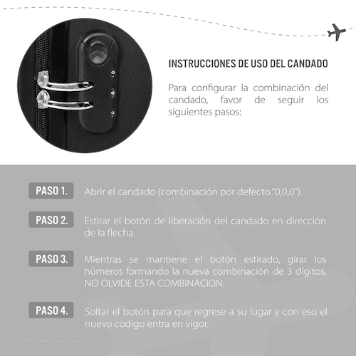 Maleta De Viaje Equipaje Resistente Con Ruedas 24 Pulgadas