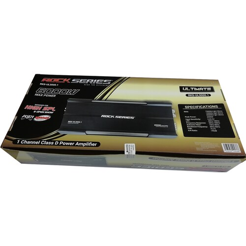 Amplificador Monoblock Rock Series Rks-ul3000.1 6000 Watts Clase D Competencia Spl 