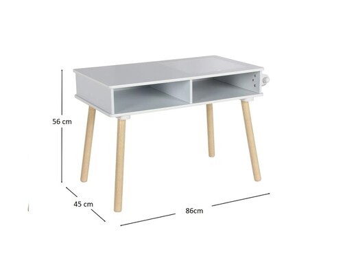 Escritorio Infantil  kids con 1 silla Blanco