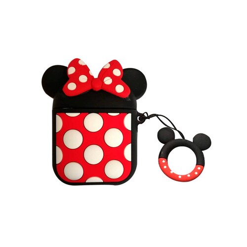 Audifonos Bluetooth Inalambrico I12 Android Mas Funda Case Protector Para Audifonos Color Rojo