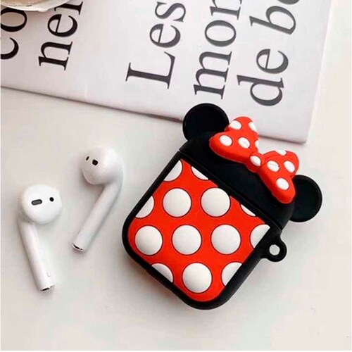 Audifonos Bluetooth Inalambrico I12 Android Mas Funda Case Protector Para Audifonos Color Rojo