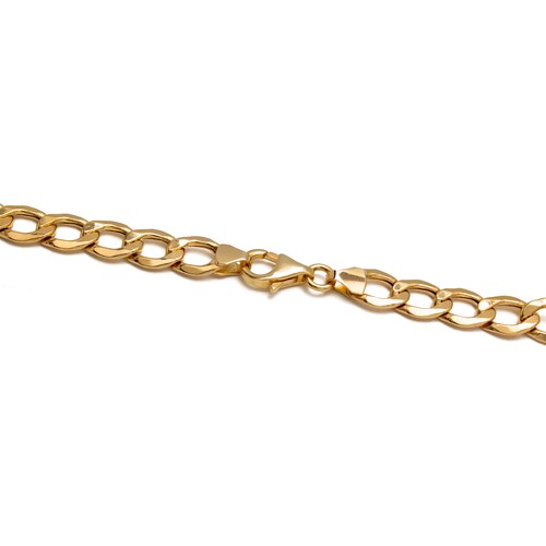 Cadena Barbada en Oro de 10 Kilates.