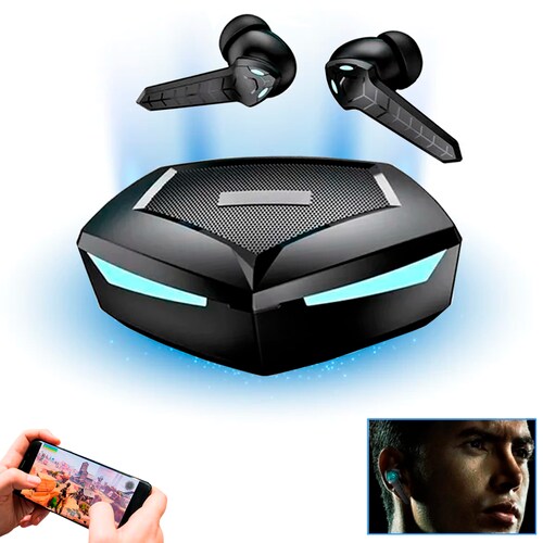 Audífonos Inalámbricos Gamer Bluetooth In Ears Bass Manos Libres Para Musica .