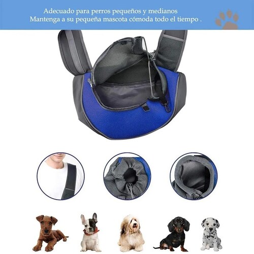Transportador De Mascotas Ajustable, Manos Libres 