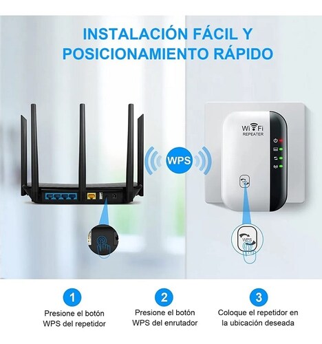 Amplificador Inalámbrico De Señal Wifi De 300 M