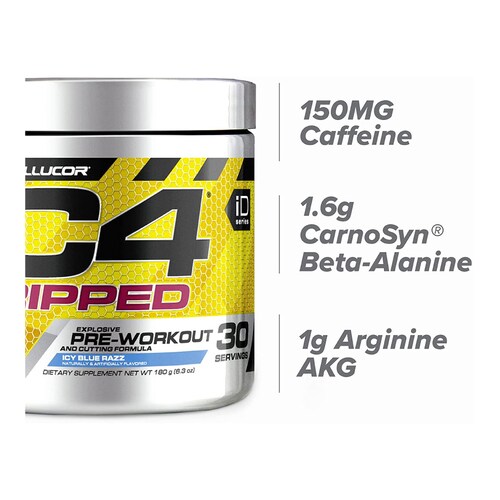 Pre-Entreno Cellucor C4 Ripped 183g 30 Serv. - Limonada de Cereza.