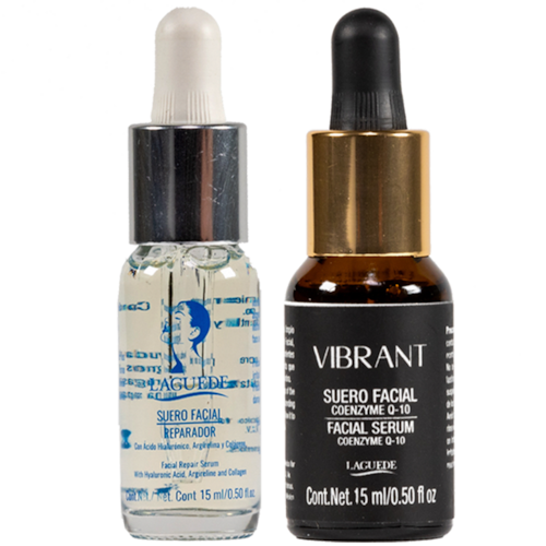 Sueros Faciales Regenerador  y Antiedad  Laguede 2 Piezas 15ml