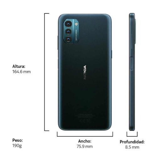 Nokia G21 4/128 GB Azul (Dual SIM) + Bocina Charge2 Verde