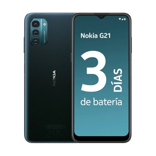 Nokia G21 4/128 GB Azul (Dual SIM) + Bocina Charge2 Verde