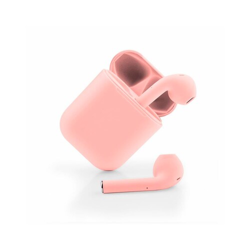 Reloj Led Digital Para Niños Personajes De Dibujos Animados Reloj De Banda Infantil Mas Audifonos Bluetooth Inalambrico i12 Android Color Rosa